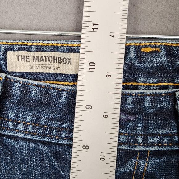 AG Adriano Goldschmied Jeans Mens 34x34 Blue Matchbox Slim Straight Actual 34X29 - Picture 4 of 16